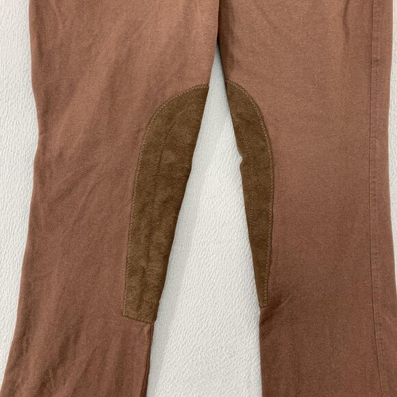 Kerrits Riding Pants Womens Large Brown Knee Patch Bootcut Equestrian Breeches - Picture 3 of 14